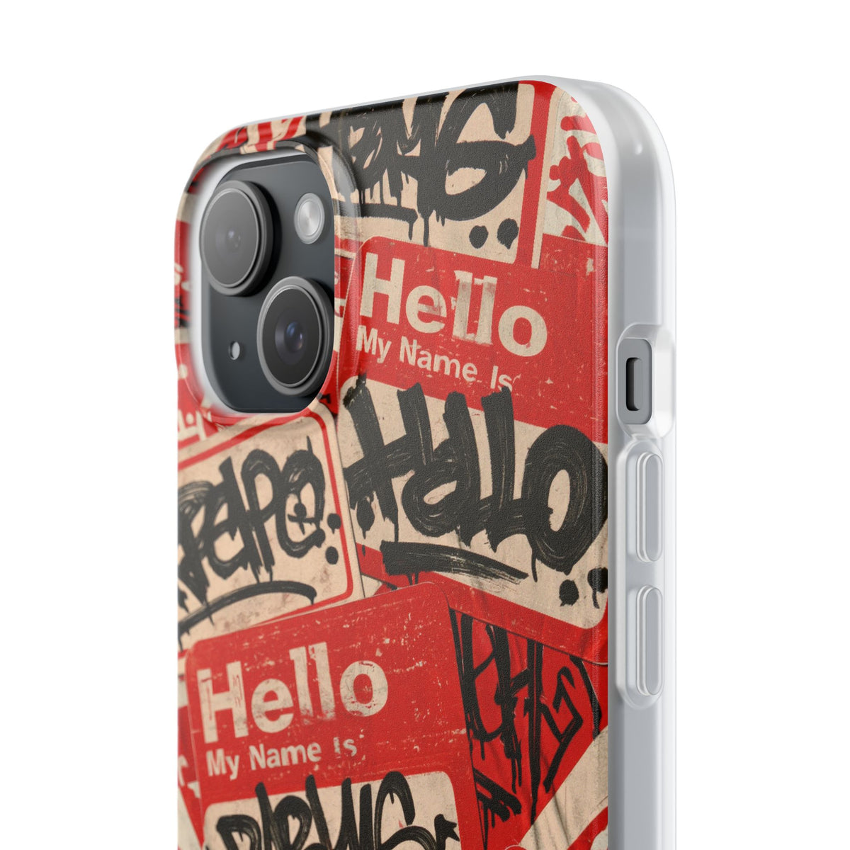 Slap Tag Collage · Lite Phone Case for iPhone ·  Red