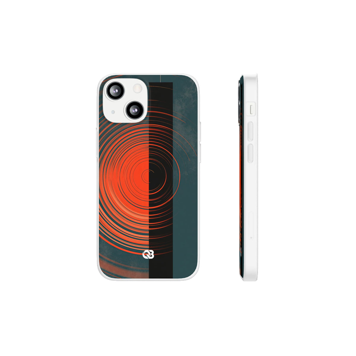 Orbital Meridian · Lite Phone Case for iPhone ·  Orange