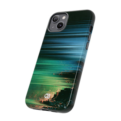 Digital Shoreline Drift · Tough Phone Case for iPhone · Teal