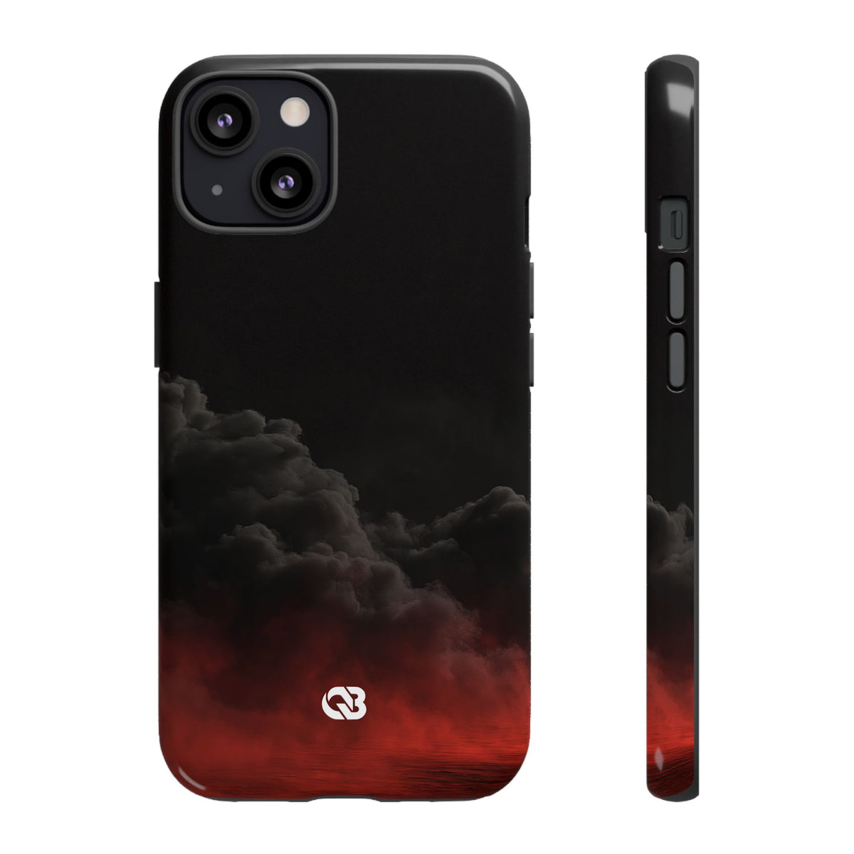 Crimson Fog Void · Tough Phone Case for iPhone · Black