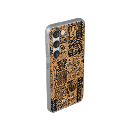 Tribal Faces Samsung S23 Case - Soft