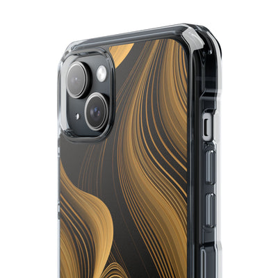 Gold Impact MagSafe Phone Case for iPhone - Molten Copper Strands