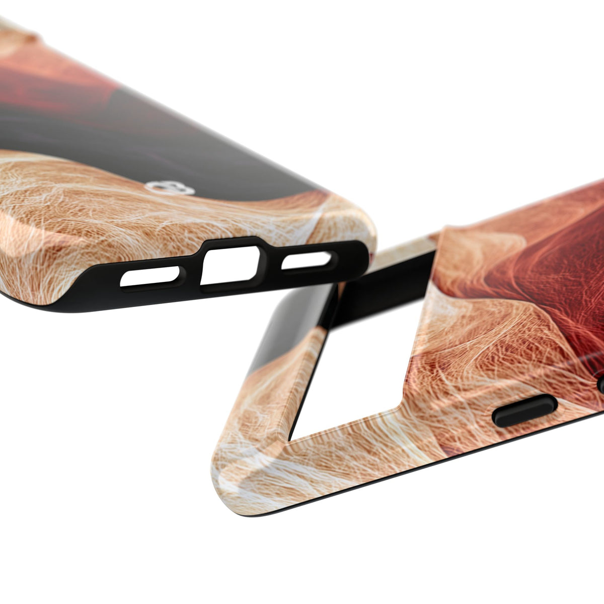 Ember Wave Dispersion · Tough Phone Case for Pixel ·  Red