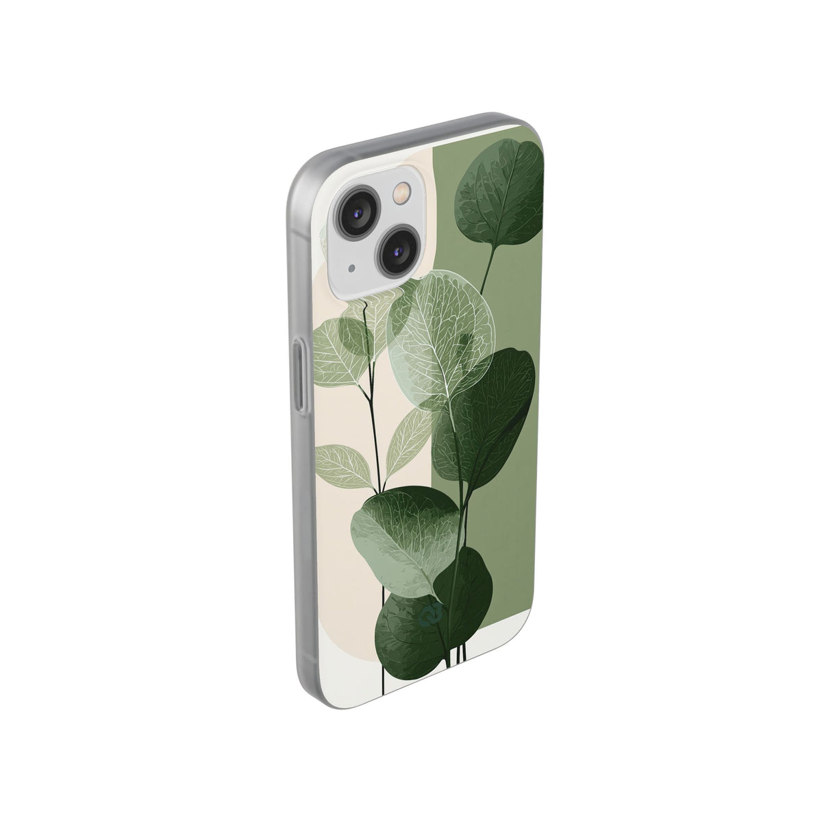 Layered Eucalyptus Study · Lite Phone Case for iPhone ·  Green