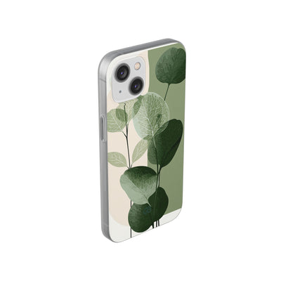 Layered Eucalyptus Study · Lite Phone Case for iPhone ·  Green