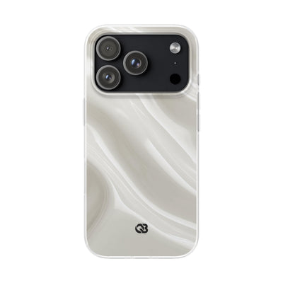 Liquid Enamel Fold · Lite Phone Case for iPhone ·  White