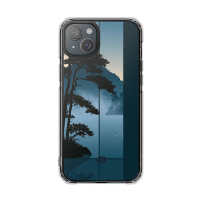 Blue Impact MagSafe Phone Case for iPhone - Kyoto Mist Pine