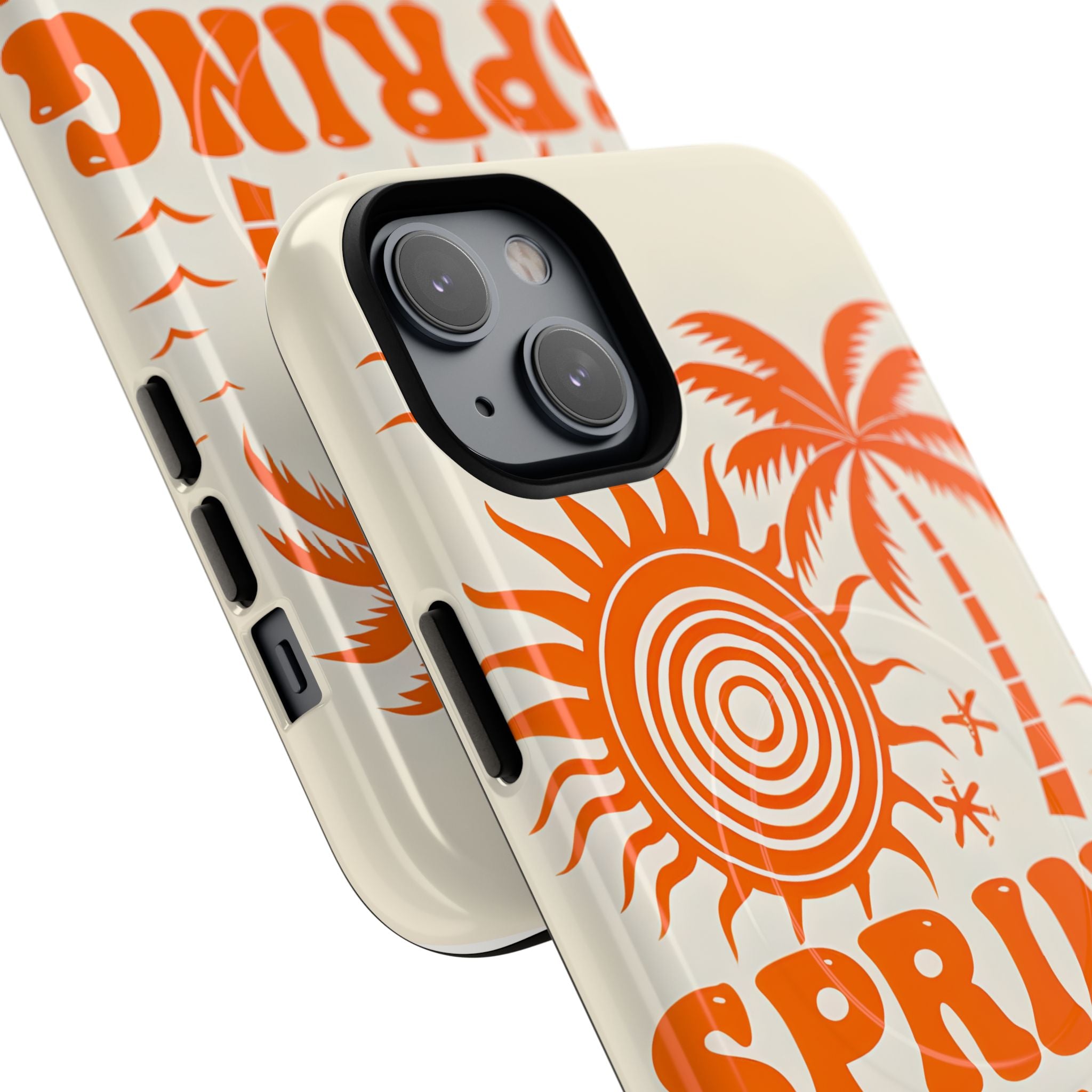 Retro Orange Tide · Tough+ Capa para iPhone · Magsafe