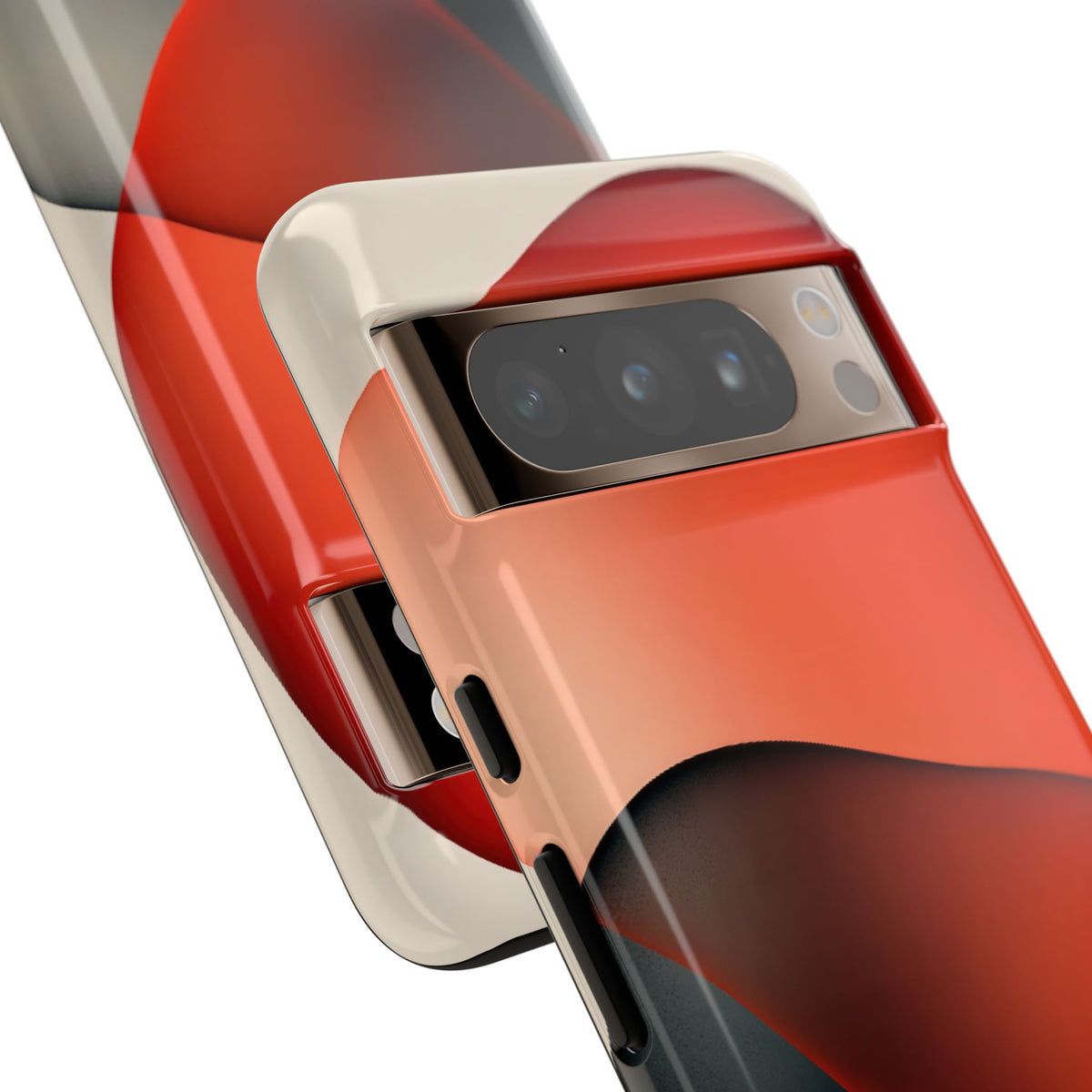 Translucent Crimson Form · Tough Phone Case for Pixel ·  Red