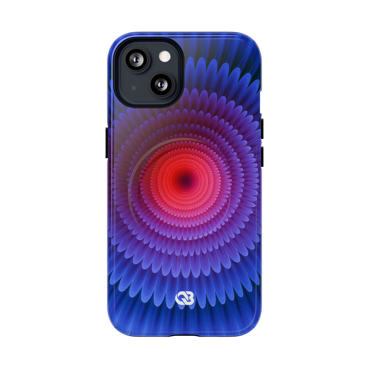 Radial Spectrum Bloom · Tough 2.0 Magnetic Phone Case for iPhone · Blue