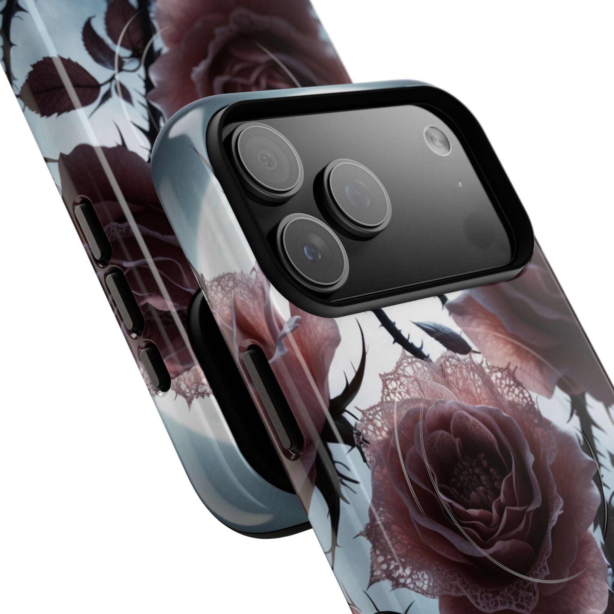 Lunar Lace Petals · Tough+ Handyhülle für iPhone · Magsafe