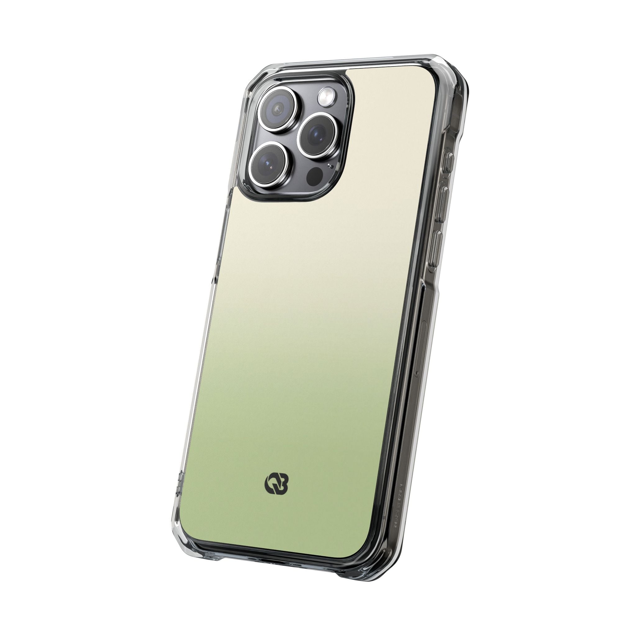 Green Impact MagSafe Phone Case for iPhone - Bone Sage Fade