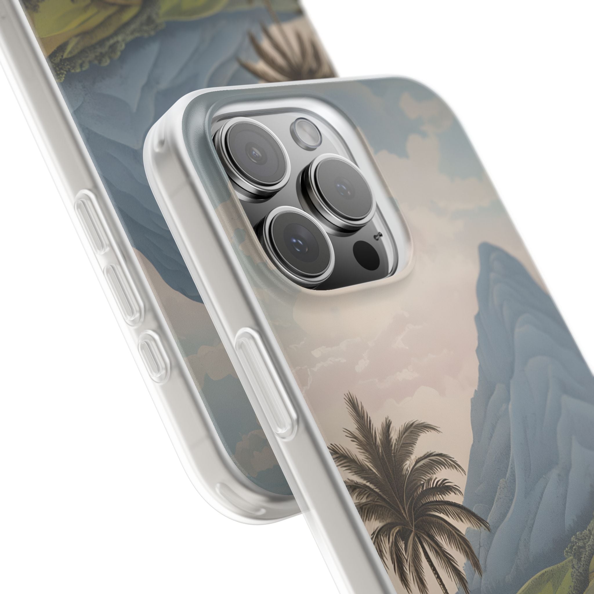 Azure Mountain Vista · Soft Custodia per iPhone