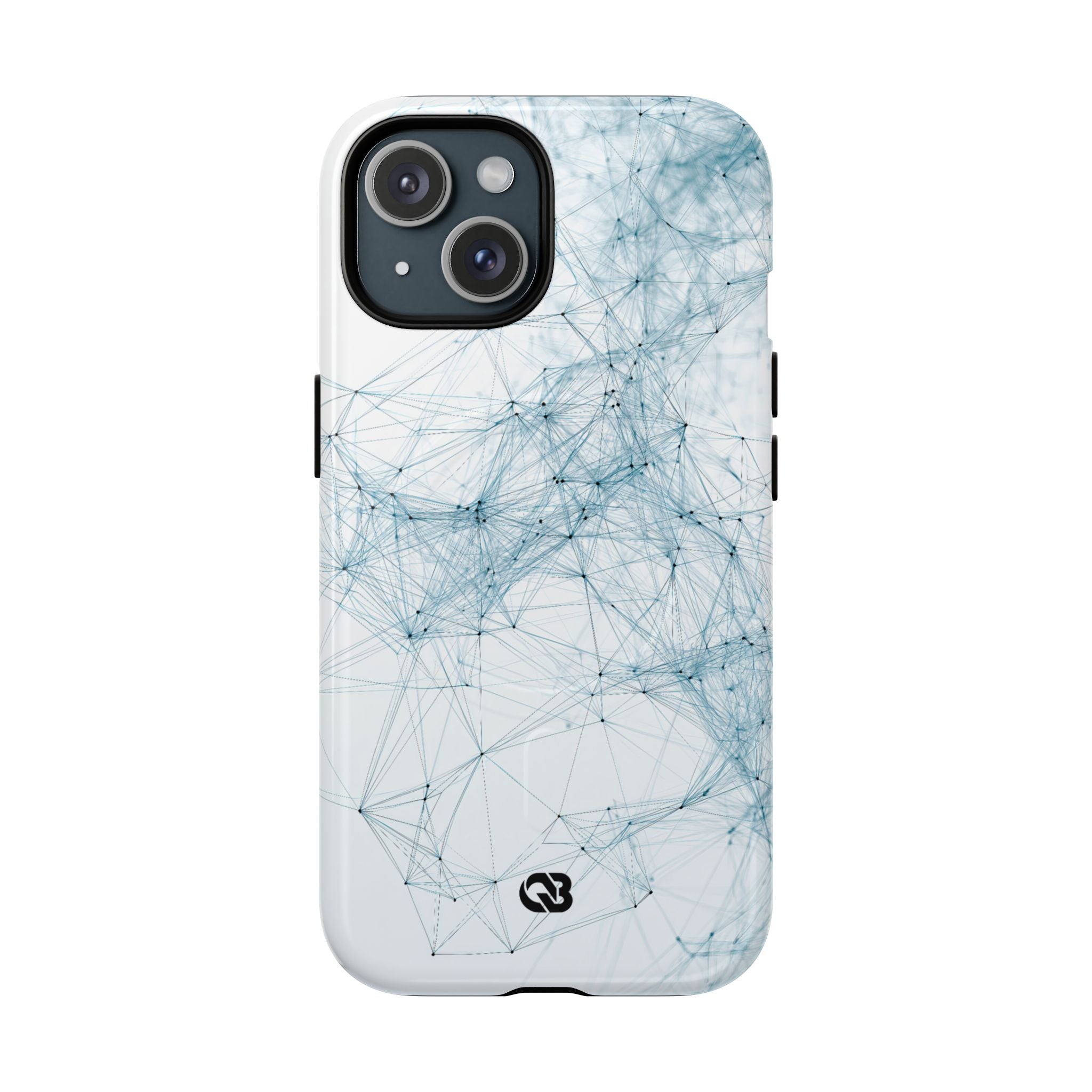 Blue Tough 2.0 Magsafe Phone Case for iPhone - Glacial Neural Web