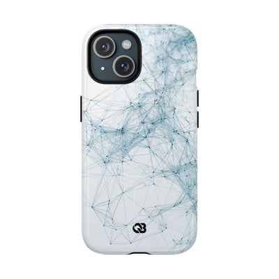 Blue Tough 2.0 Magsafe Phone Case for iPhone - Glacial Neural Web