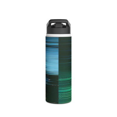 Digital Shoreline Drift · Insulated Water Bottle · Teal