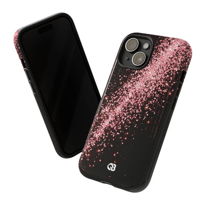 Rose Digital Cascade · Tough Phone Case for iPhone · Pink