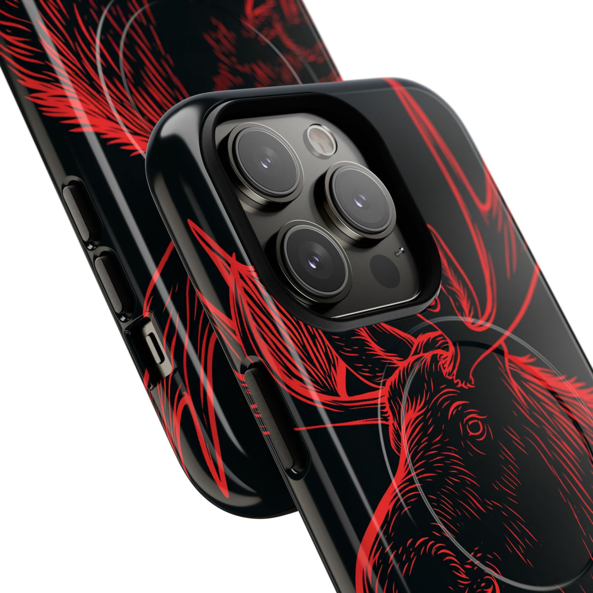 Nordic Elk · Tough 2.0 Magnetic Phone Case for iPhone · Black