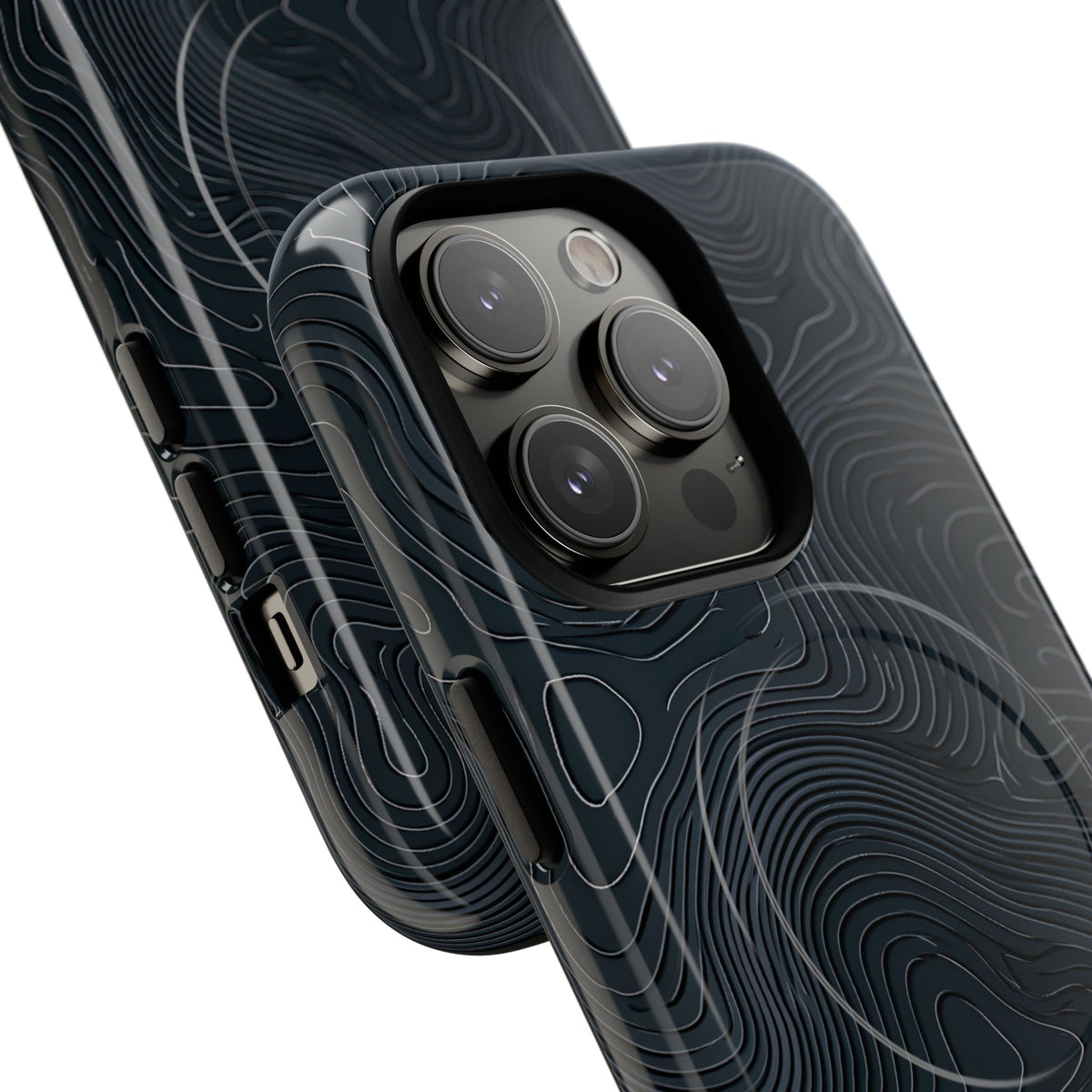 Obsidian Elevation · Tough 2.0 Magnetic Phone Case for iPhone · Black