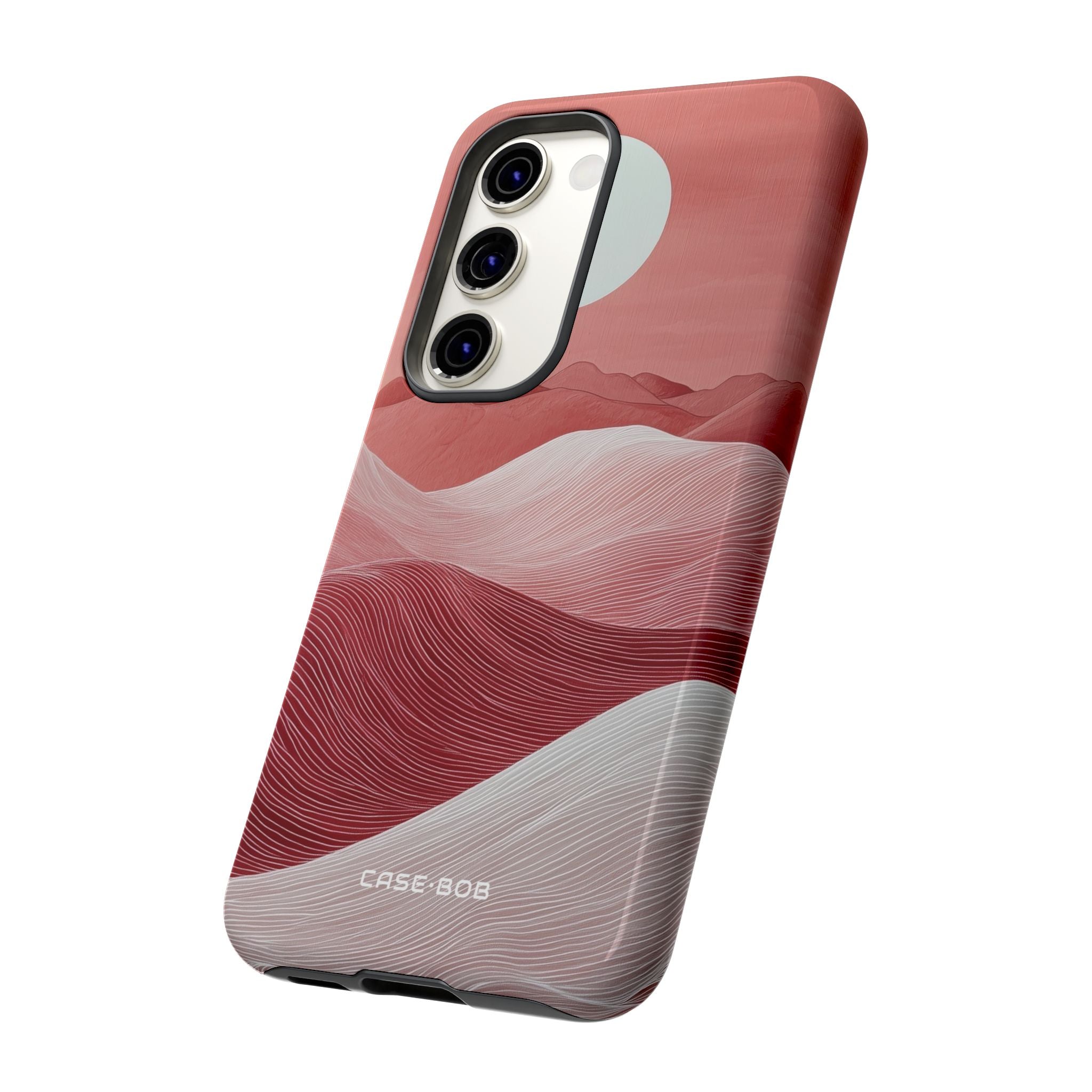 White Orb Dunes Samsung S23 Case - Tough