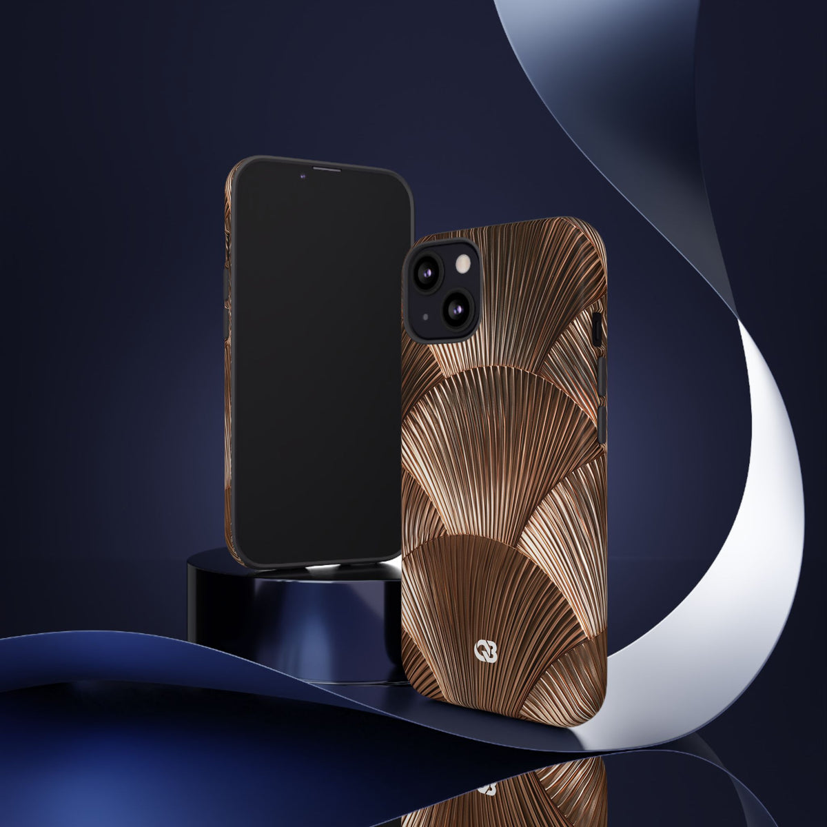 Rose Gilded Fan · Tough Phone Case for iPhone · Gold
