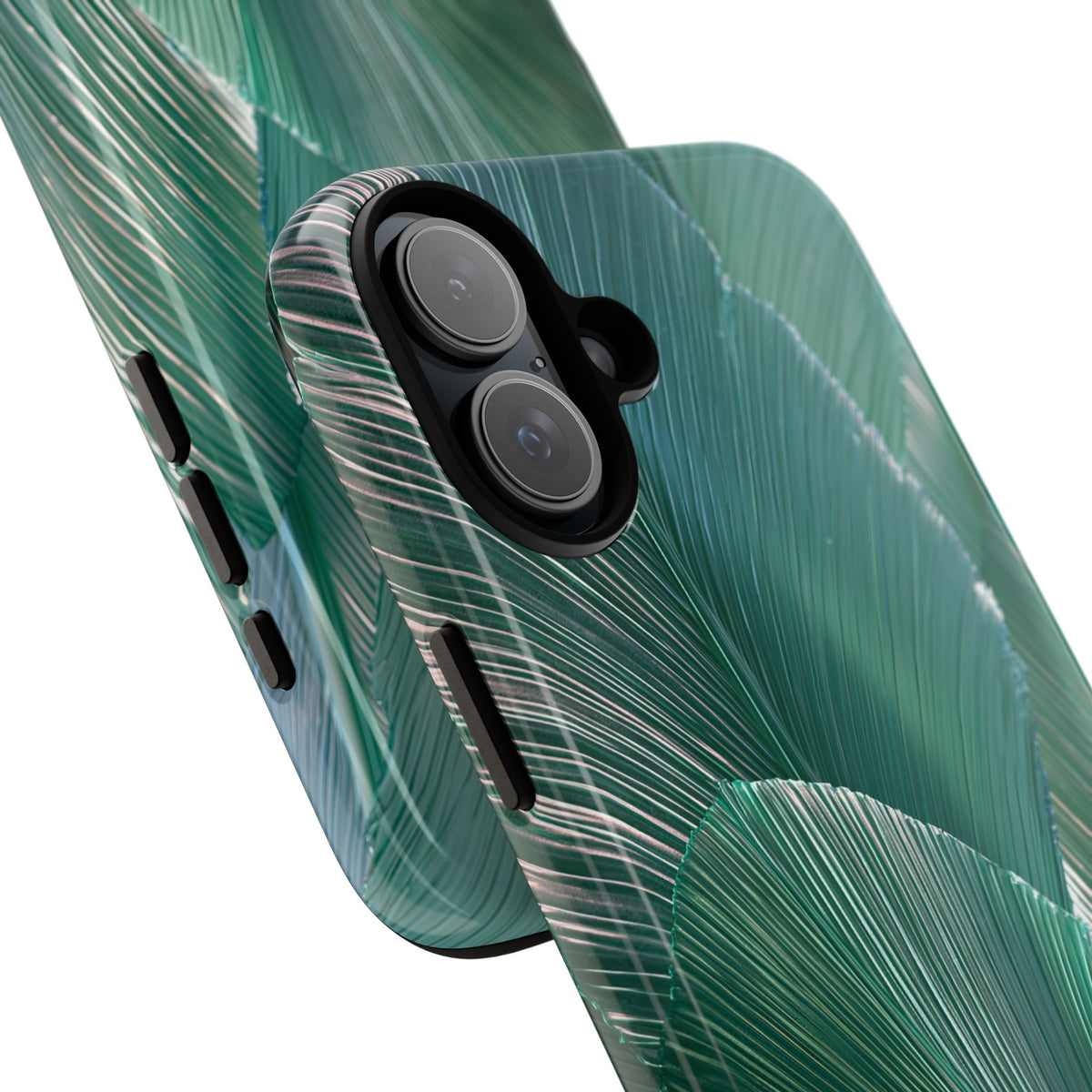 Translucent Fan Palm · Tough Phone Case for iPhone · Teal