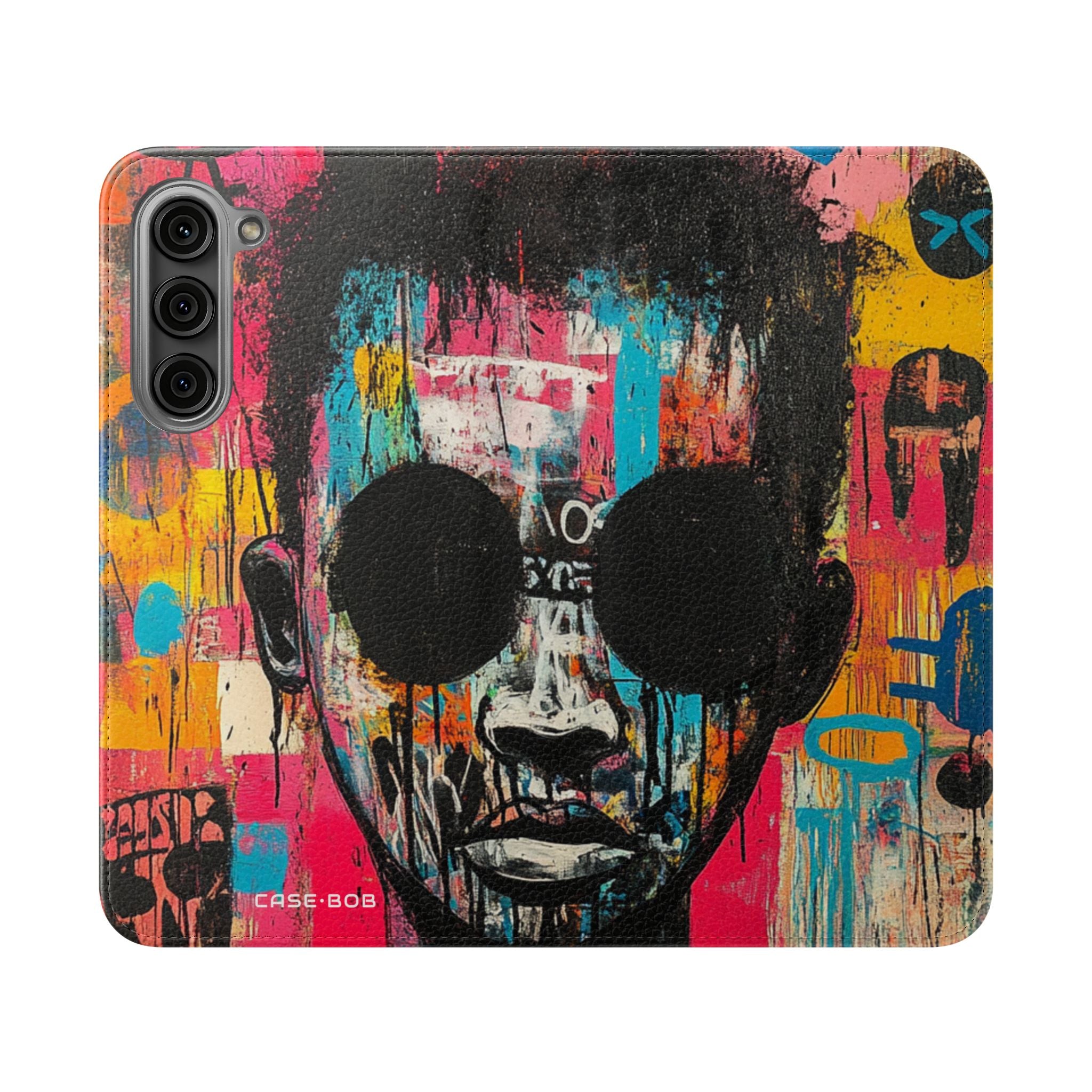 Black Orb Face - Samsung S23+ Case - Wallet