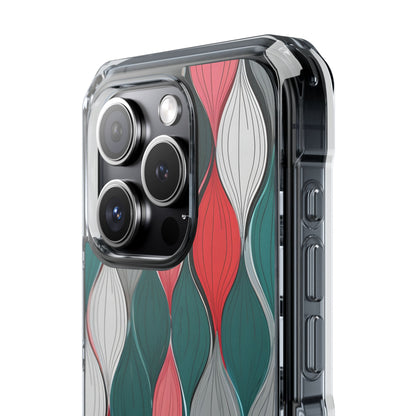 Leaf Cascade Teal iPhone 15 Pro Case - Impact