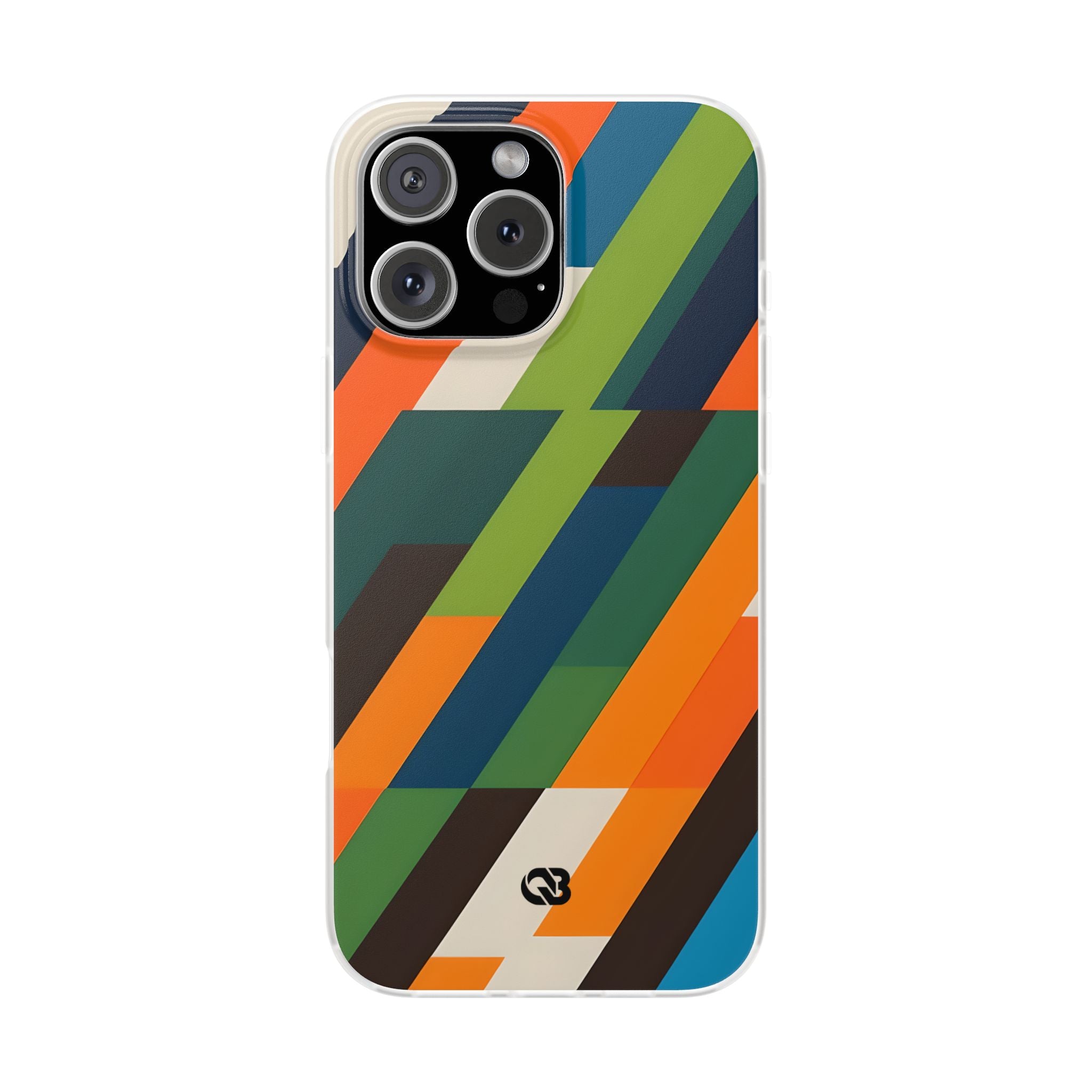 Angled Retro Mosaic · Soft Handyhülle für iPhone