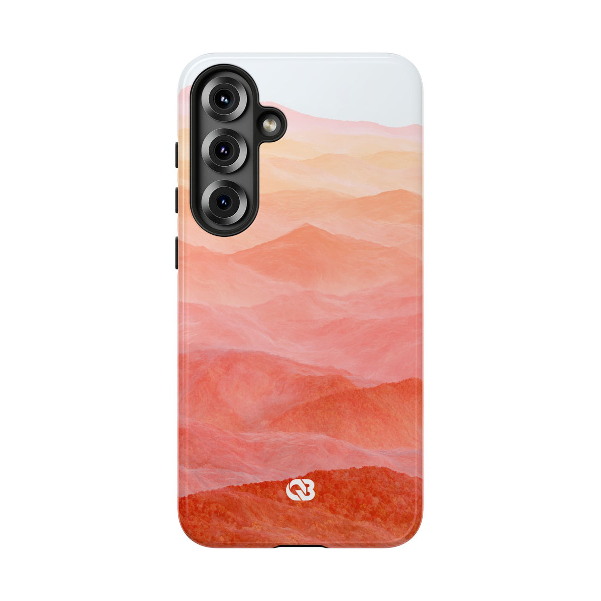 Alpenglow Ridge Vista · Tough Phone Case for Samsung · Orange