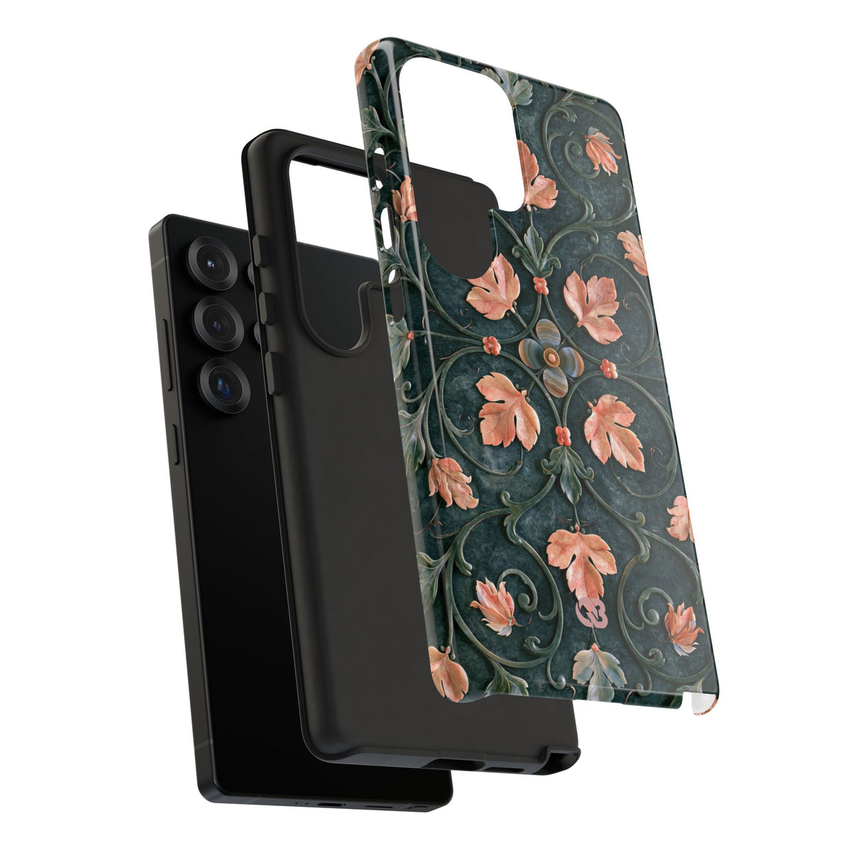 Florentine Rose Arabesque · Tough Phone Case for Samsung · Green