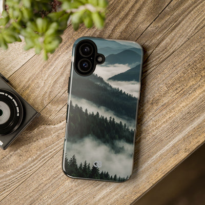 Misty Pine Peaks · Tough Phone Case for iPhone