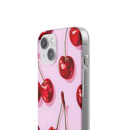 Glossy Cherry Burst iPhone 14 Case - Soft - CASE•BOB