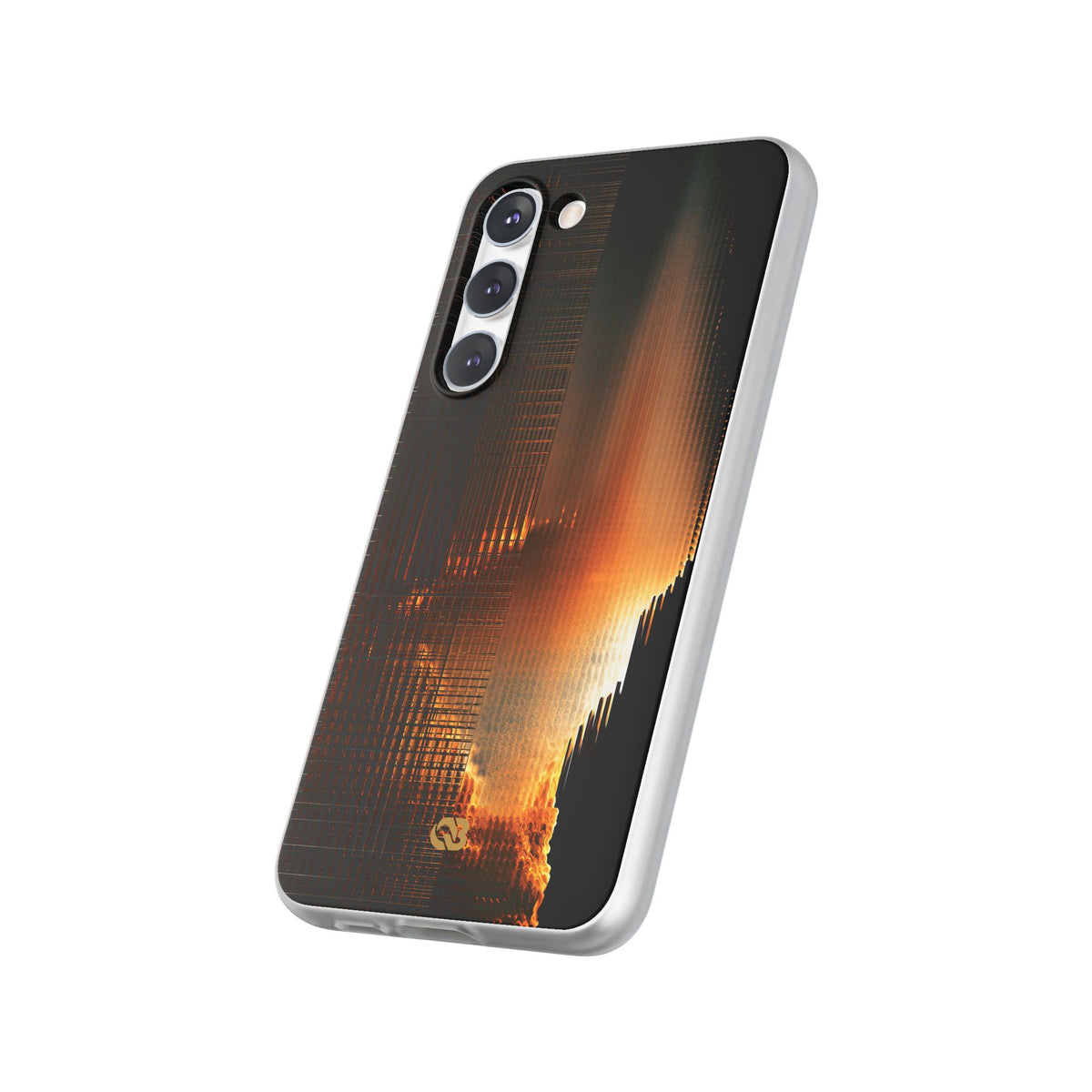 Luminous Grid · Lite Phone Case for Samsung · Black