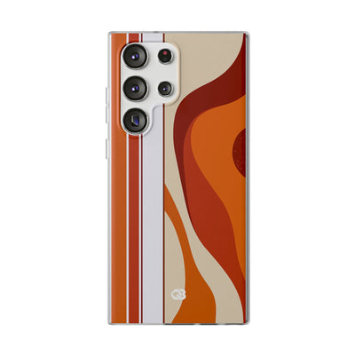 Terracotta Strata · Lite Phone Case for Samsung · Orange