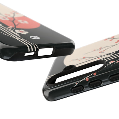 Nocturne Sakura Branch · Tough Phone Case for Samsung · Black