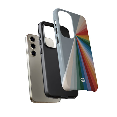 Grey Tough Phone Case for Samsung - Slate Prism Burst