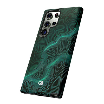Emerald Topo Ridge · Tough Phone Case for Samsung · Green