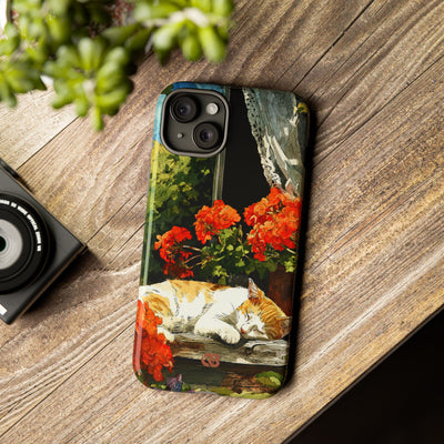 Sleeping Ginger Bloom · Tough Phone Case for iPhone