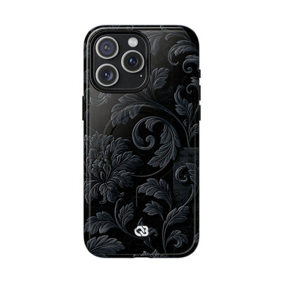 Obsidian Damask · Tough 2.0 Magnetic Phone Case for iPhone · Black