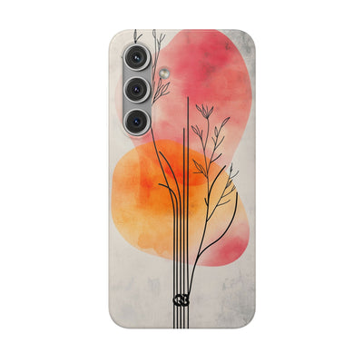 Crimson Bloom Lineage · Soft Phone Case for Samsung