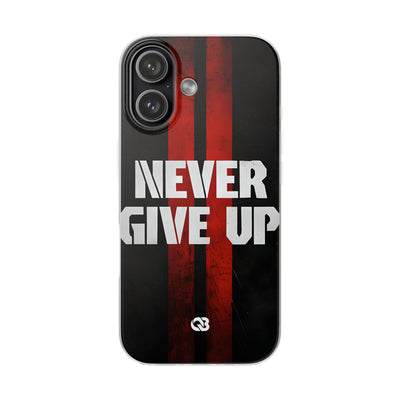 Crimson Grit Resolve · Soft Custodia per iPhone