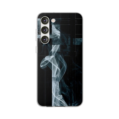 Black Lite Phone Case for Samsung - Arctic Vapor Grid