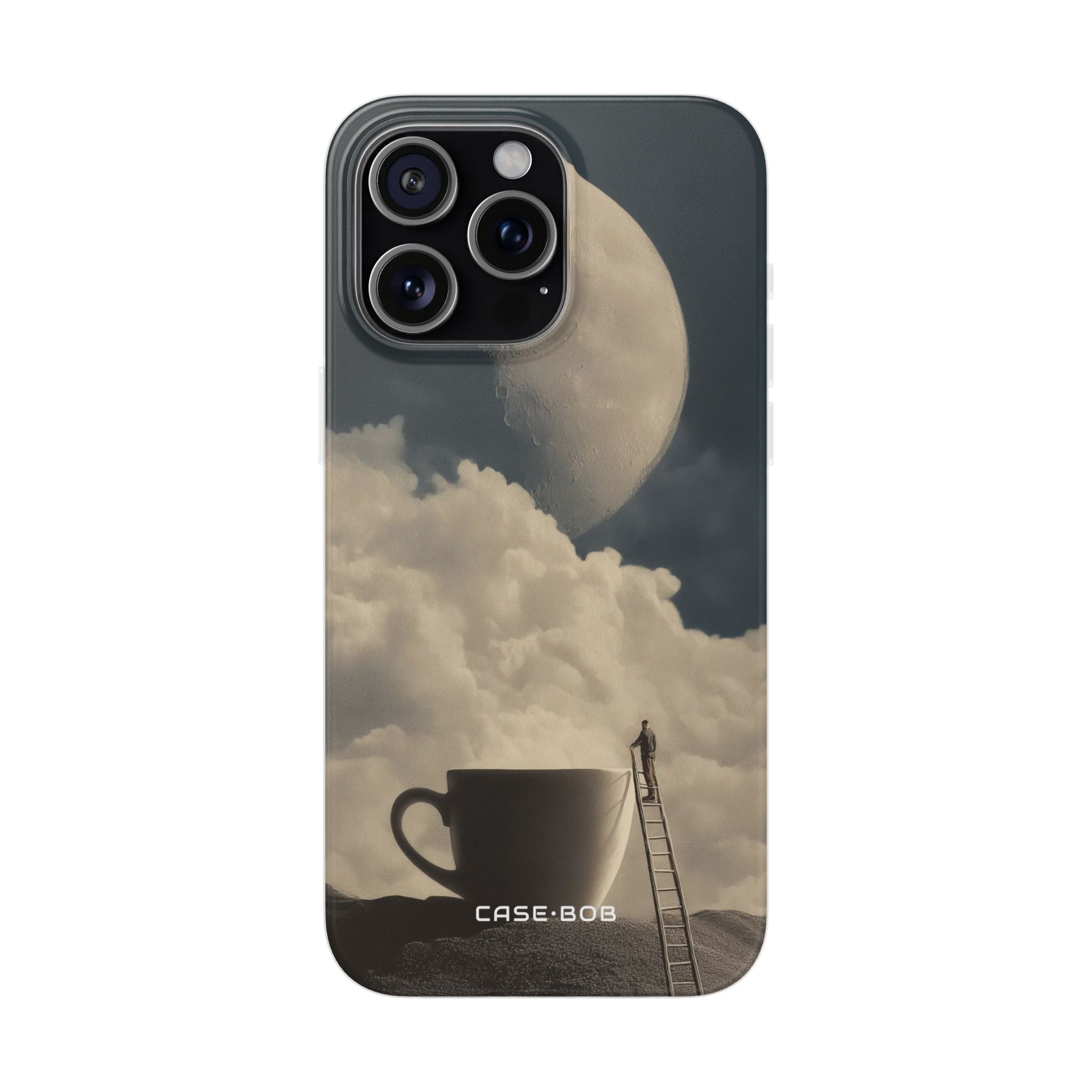 Moonlit Cup iPhone 15 Pro Max Case - Soft