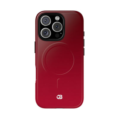 Red Tough 2.0 Magsafe Phone Case for iPhone - Crimson Velvet Fade