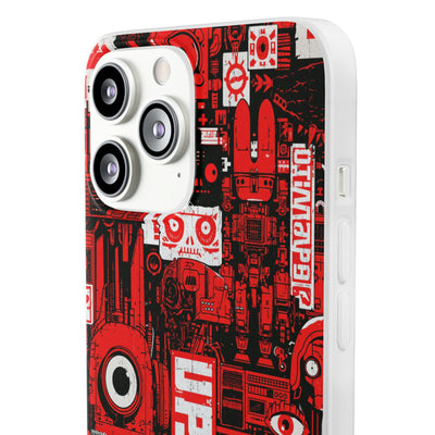 Neo Mecha Collage · Lite Phone Case for iPhone ·  Red