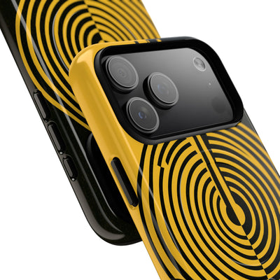Yellow Tough 2.0 Magsafe Phone Case for iPhone - Voltage Sector Pulse