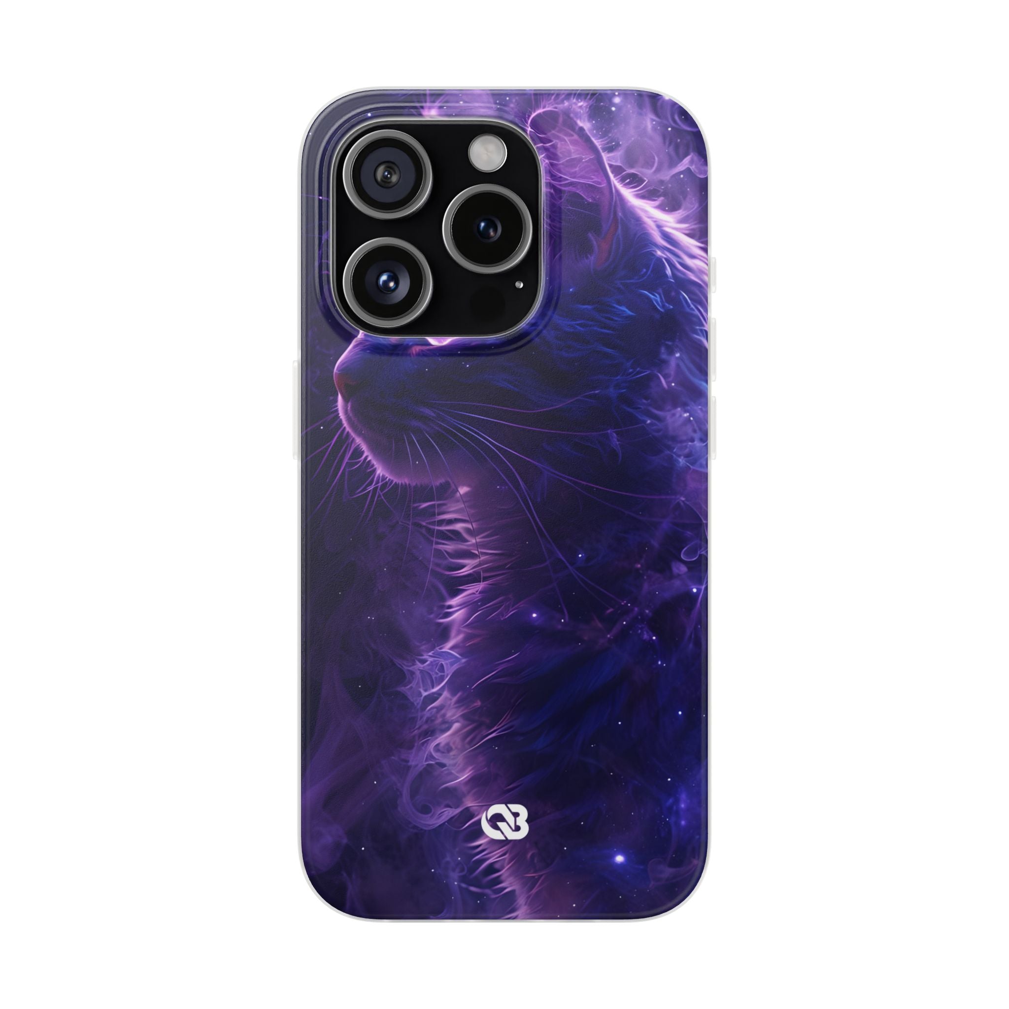 Purple Void Feline · Soft Custodia per iPhone