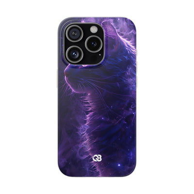 Purple Void Feline · Soft Custodia per iPhone