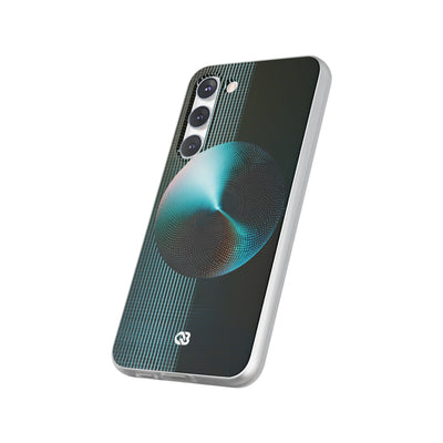 Blue Lite Phone Case for Samsung - Cyan Vector Sphere